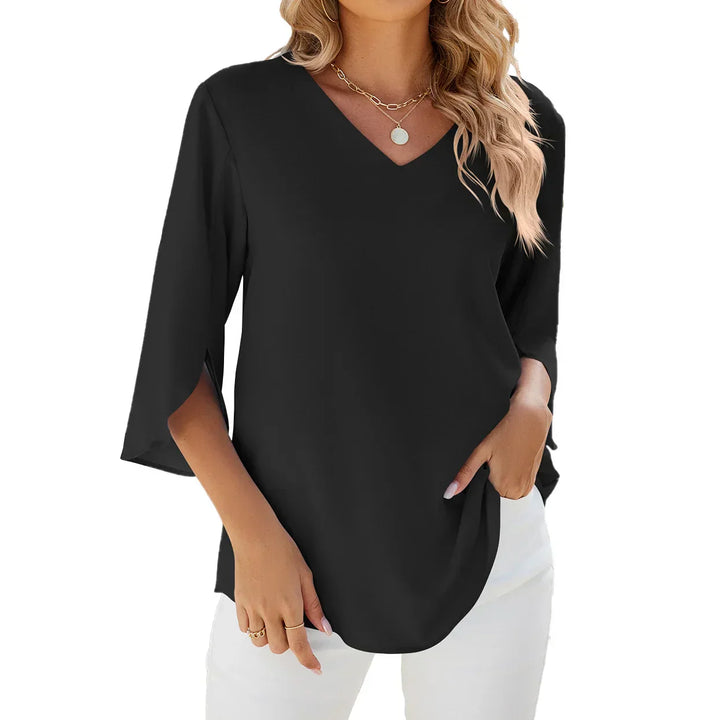 CARA | V-neck blouse 1+1