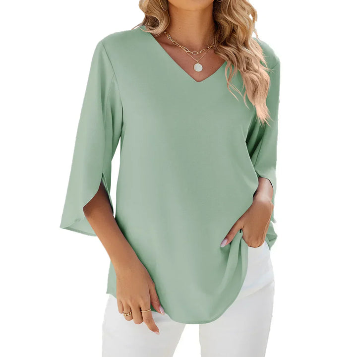 CARA | V-neck blouse 1+1