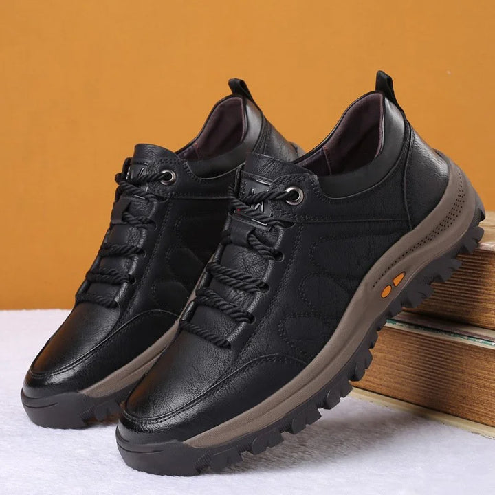 Lars | Hand-Stitched Leather Casual Shoes