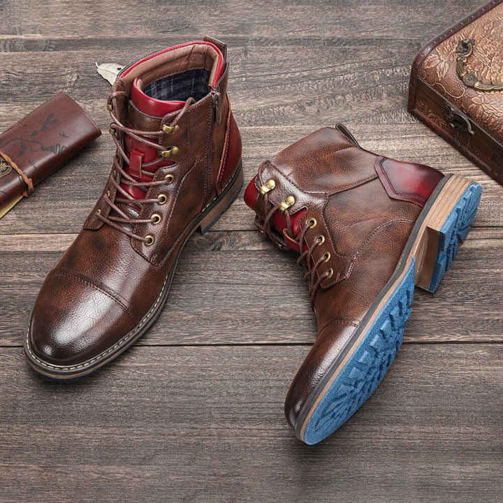 Liam | Handcrafted Premium Leather Oxford Boots