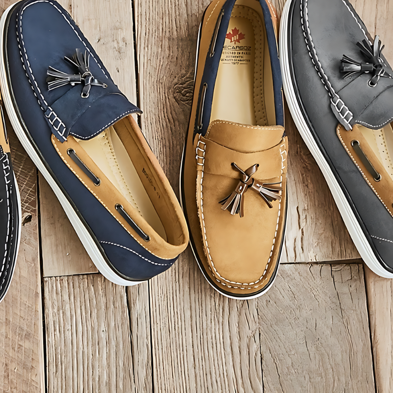 Classic Tassel Docksides Suede Boat Shoes for Men