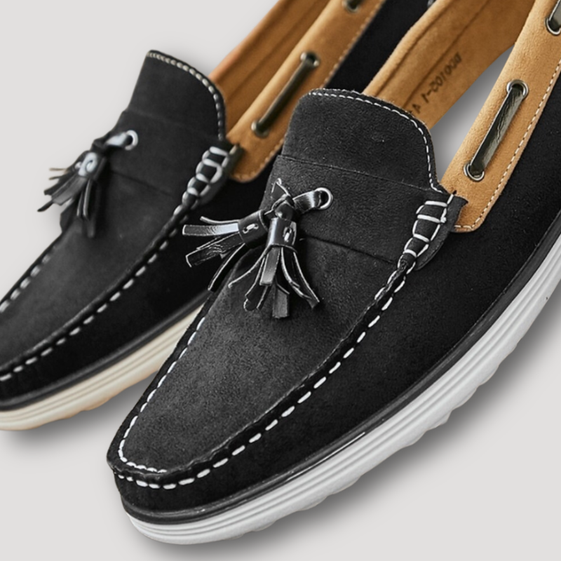 Classic Tassel Docksides Suede Boat Shoes for Men