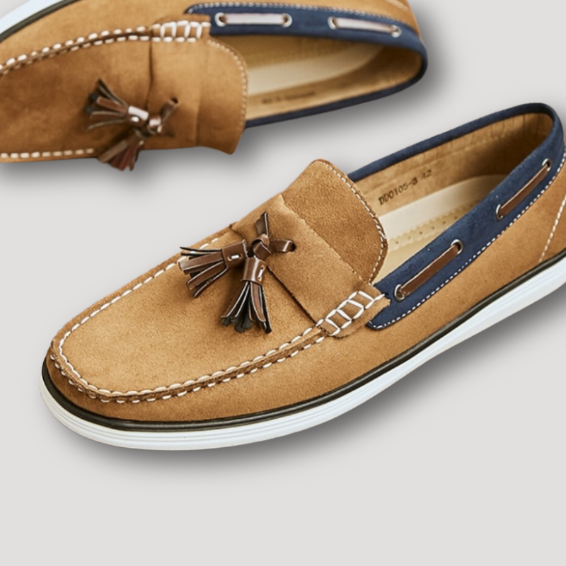 Classic Tassel Docksides Suede Boat Shoes for Men