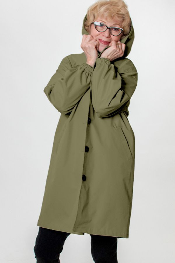 Oversized Windbreaker Chic Rain Jacket