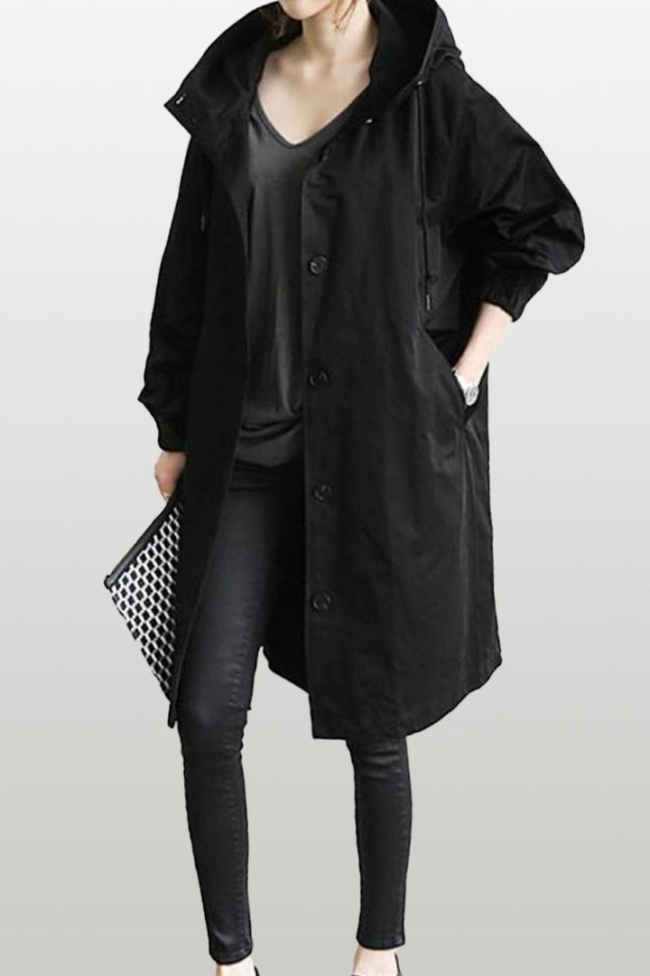 Oversized Windbreaker Chic Rain Jacket