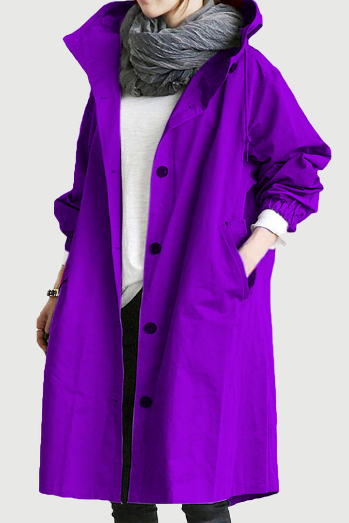 Oversized Windbreaker Chic Rain Jacket