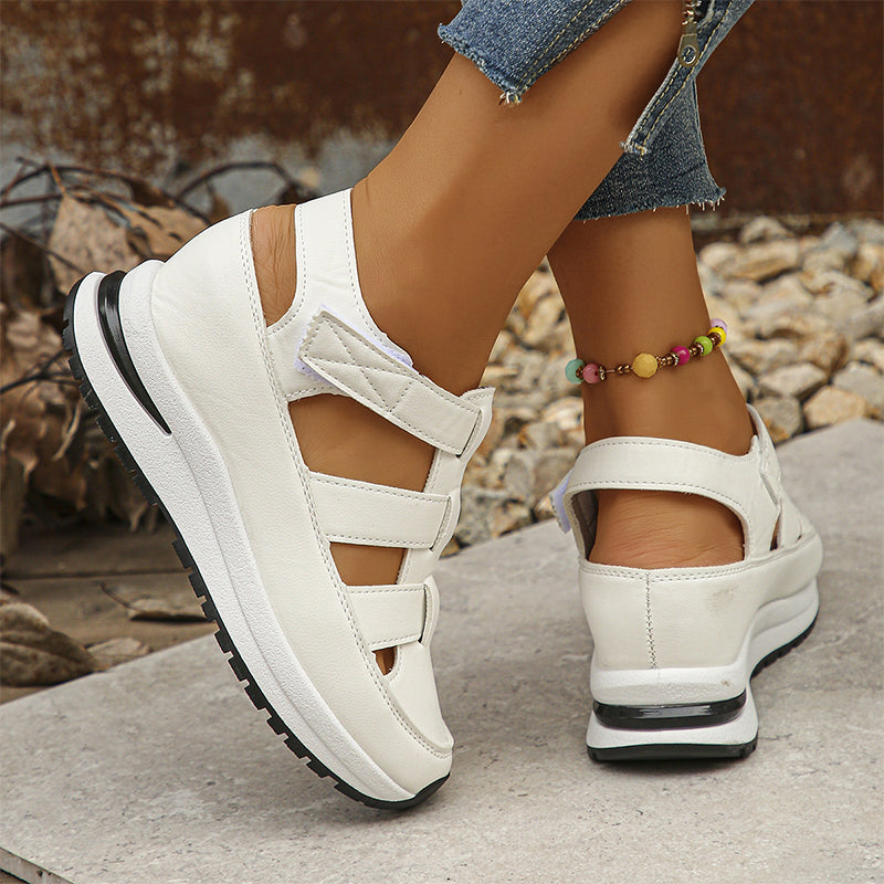 NICOLE | CLOSED-TOE SNEAKER SANDALS