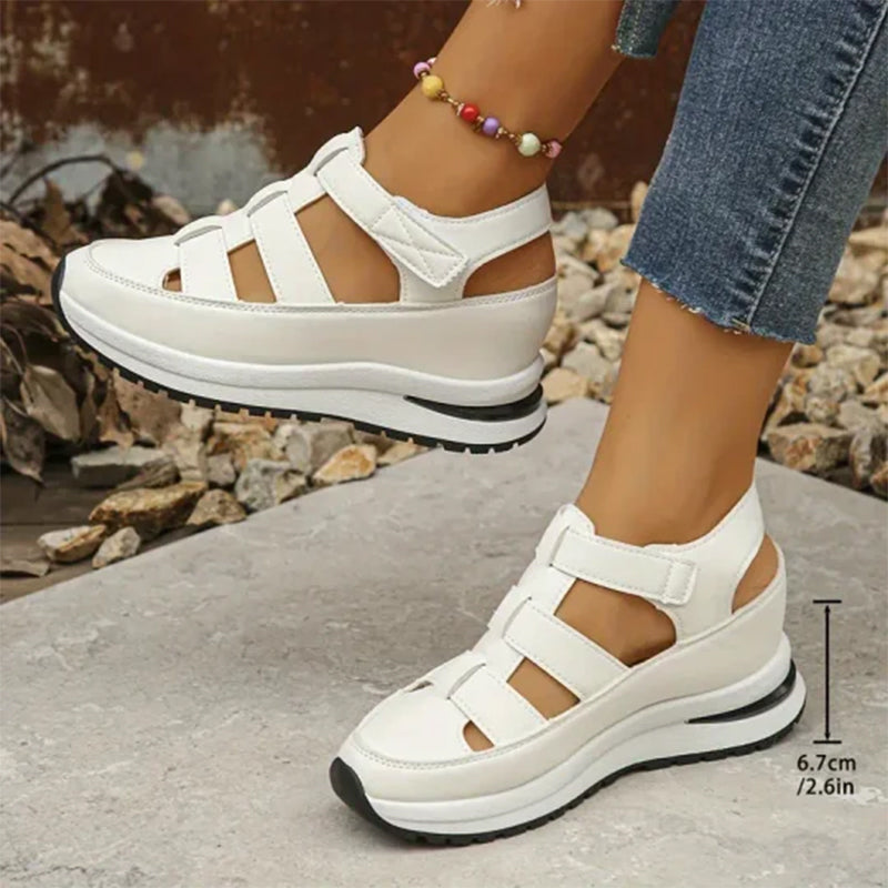 NICOLE | CLOSED-TOE SNEAKER SANDALS