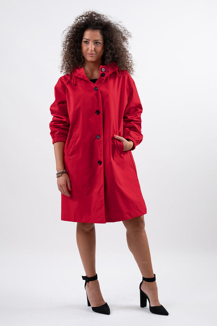 Oversized Windbreaker Chic Rain Jacket