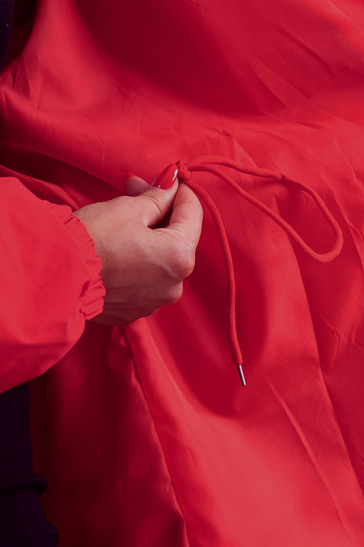 Oversized Windbreaker Chic Rain Jacket